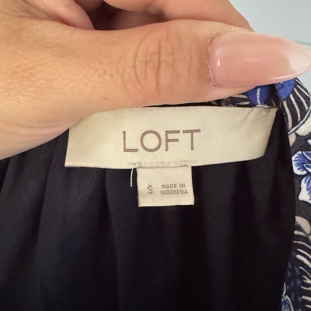 Loft Floral Print Dress, Women’s S - Picture 7 of 8